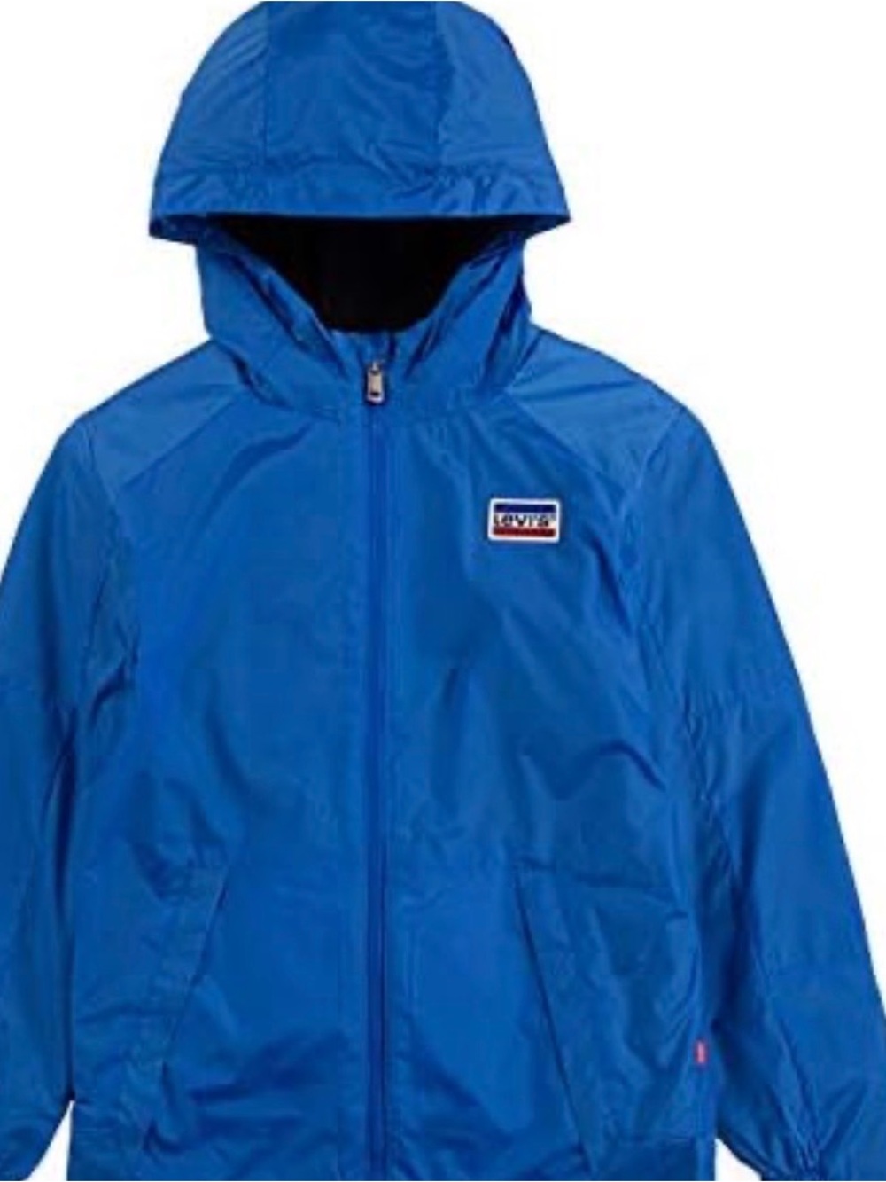 Levi's Bright Blue Hooded Kids Raincoat